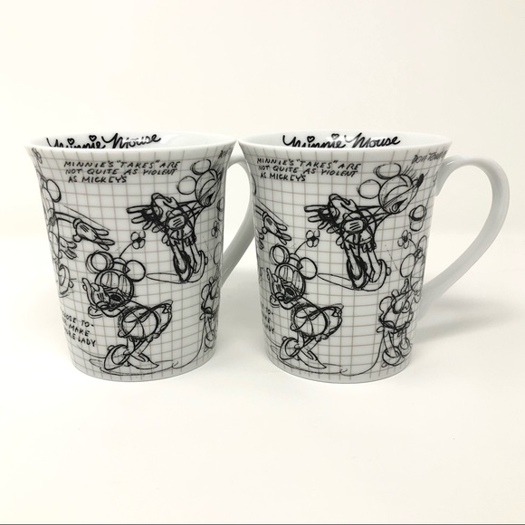 Disney / R Squared Other - NEW Disney Sketchbook Minnie Mug, Set of 2